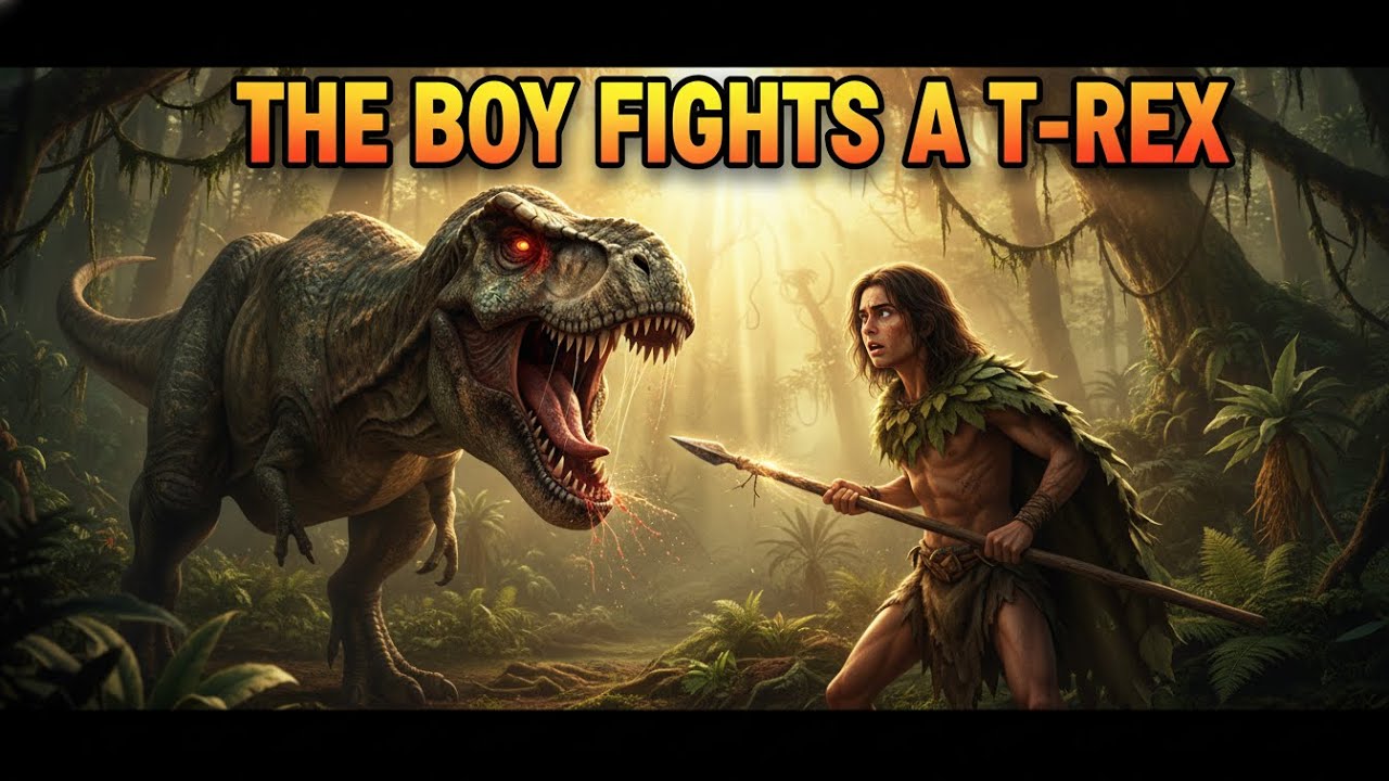 “The Boy Who Challenged the T-Rex | A Prehistoric Survival Epic” 