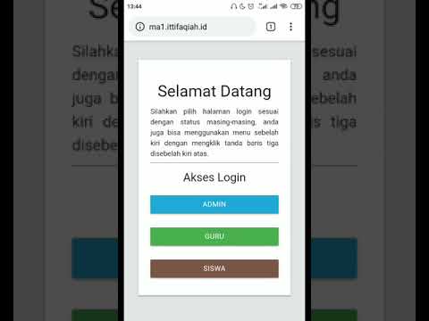 tutorial login cbt ma1.iitifaqiah.id