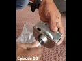 Aluminium 12mm Glass Door || How to make 12mm Glass Door || Full Making Video || Ep#08 #shorts