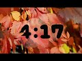 5 Minute Fall Themed Timer With Calm Music