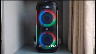 Digimore D-1362 Party Box 120W Portable Karaoke Bluetooth Speaker