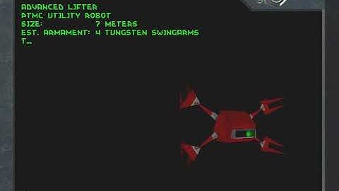 Descent I: Orion Nebula Project - Initial Briefing (Before Level 1; no gameplay)