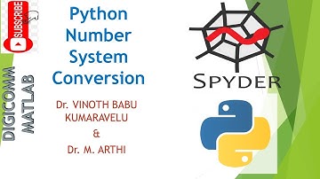 Python Number System Conversion by Dr. Vinoth Babu Kumaravelu