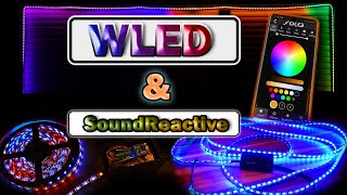 WLED + SoundReactive LED Stripe Tutorial DIY ESP8266