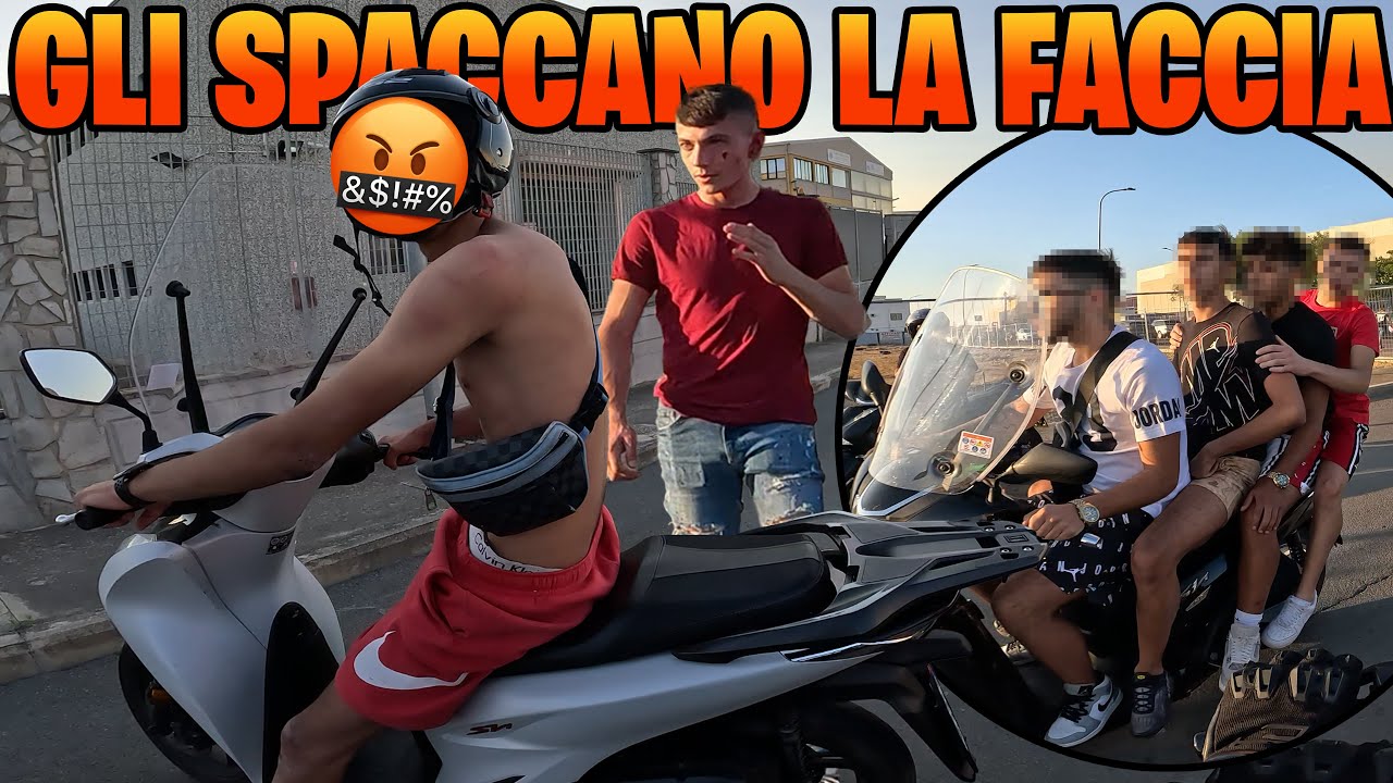 IN 3 CONTRO 1 QUESTE COSE NON SI FANNO...RADUNO DI MOTO FINISCE IN RISSA E CON I CARABINIERI