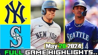 New York Yankees  Vs. Seattle Mariners (05/27/24)  FULL GAME HIGHLIGHTS | MLB Season 2024