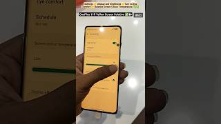 oneplus 11R yellow screen solution👀🧐✅#shorts #techszoom  #oneplus11r #oneplus10pro #oneplus115g