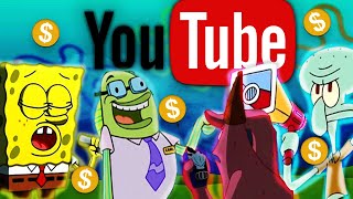 Youtube Portrayed By Spongebob