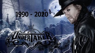 All Of The Undertaker WWE PPV Match Card Compilation (1990  2020)