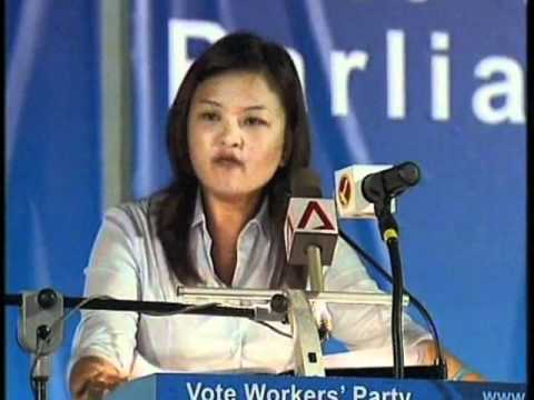 WP's Lee Li Lian at Punggol East SMC rally, May 3