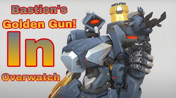 Finally Unlocking Bastions Golden Gun In Overwatch!