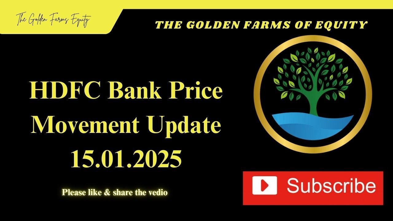HDFC Bank Share Moving Analysis 15.01.25