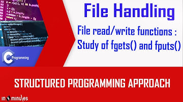 Module8_File Handling_Vid_9_File read write functions  Study of f read and f write (Part 1)