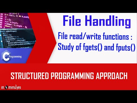 Module8_File Handling_Vid_9_File read write functions  Study of f read and f write (Part 1)