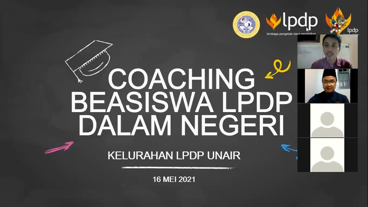 Coaching Beasiswa LPDP 2021: Penjelasan Jalur LPDP dan Tips Memilih