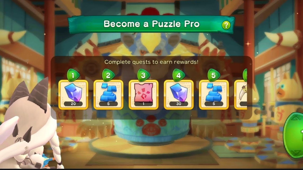 Monster Hunter Puzzles Felyne Isles| Become a Puzzle Pro