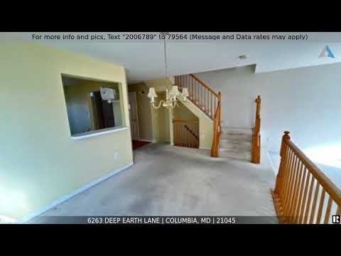 6263 Deep Earth Lane, Columbia, MD home video tour