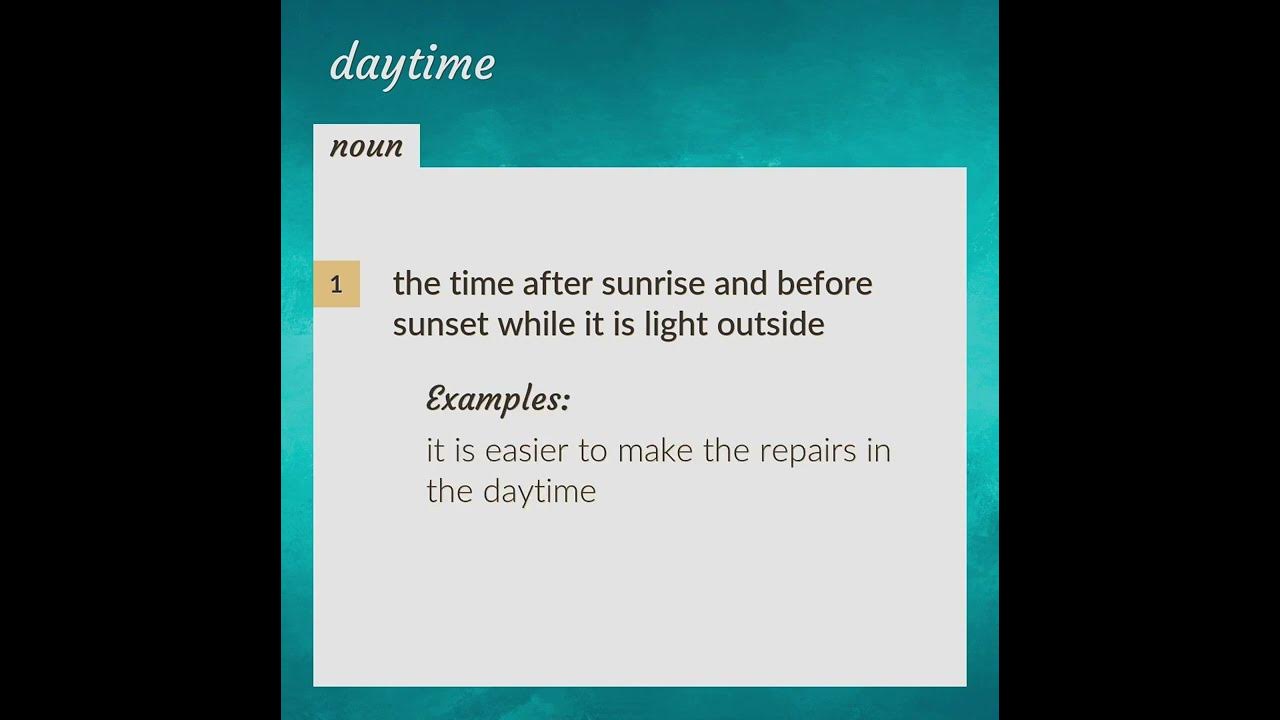 daytime-meaning-of-daytime-youtube