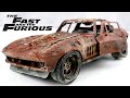 Restoration abandoned Fast & Furious Letty's Chevy Corvette Muscle Car