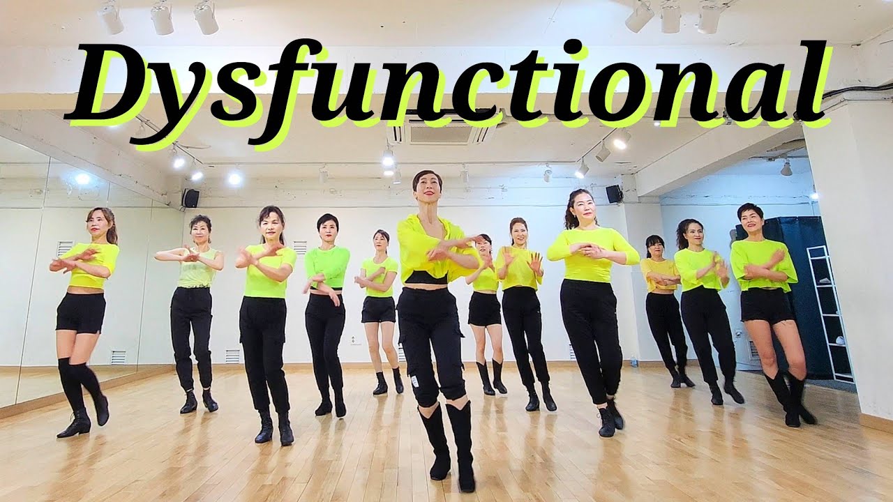 Dysfunctional LINEDANCE/토요영상반 신촌 1~3시/고급라인댄스/Choreo:Ria Vos/라인댄스배우는곳 010-5469-9632 민라인댄스코리아 민정희