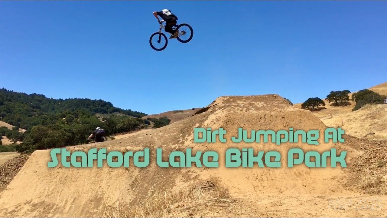 Dirt Jumping At Stafford Lake Bike Park 