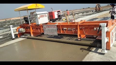 Amruta Screed Paver – Powering Precision in Concrete Roads
