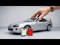 Toyota Supra 1/18 Scale Diecast model car Unboxing #carlover