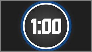 1 Minute Countdown Timer [4k]