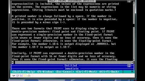 Qbasic Tutorial 1 - Introduction