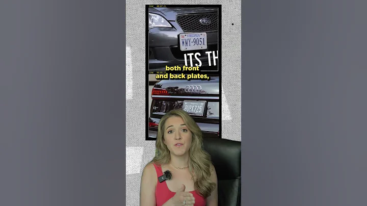 Legal or Not: Front License Plates| Carter Mario Law Firm