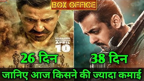 Sikandar Vs Jaat movie collection report | Sikandar movie day-38, Jaat and day-26 collection report