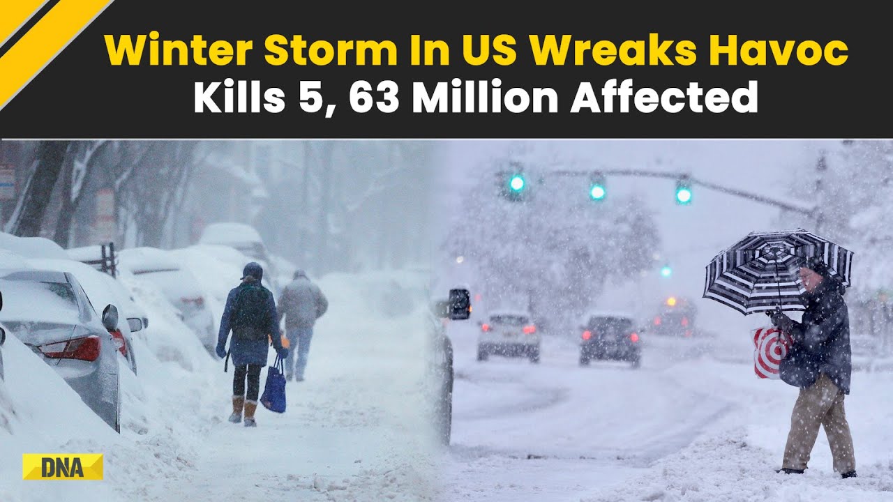 Winter Storm Blair Wreaks Havoc In Parts Of US, 5 People Killed ...