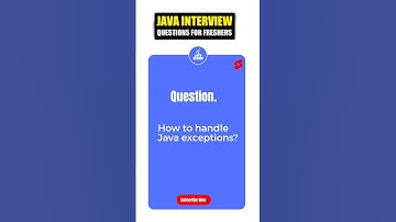 How to Handle Java Exception  | Java interview questions and answers #shorts #shortvideo #viral
