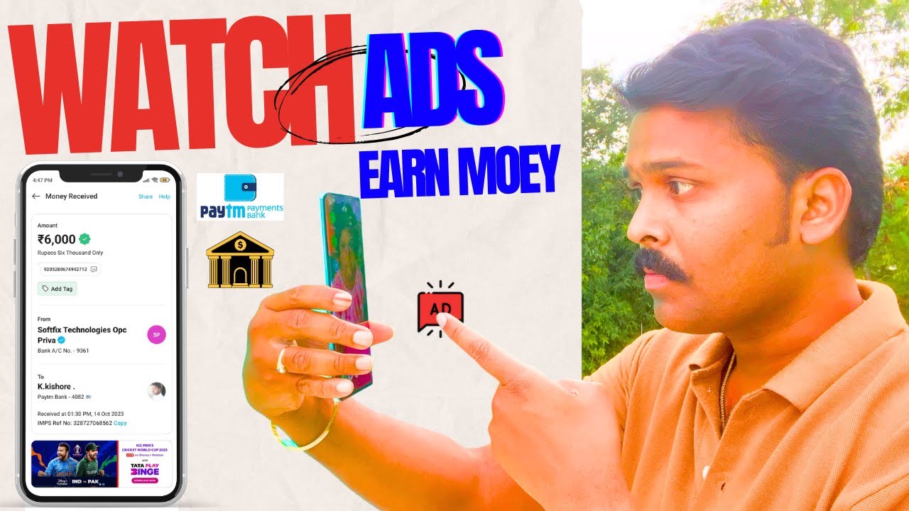 Ads Watch Earn Money Online |money earning apps|make money online|How ... Aplikasi Nonton Iklan Dapat Uang Langsung ke Dana