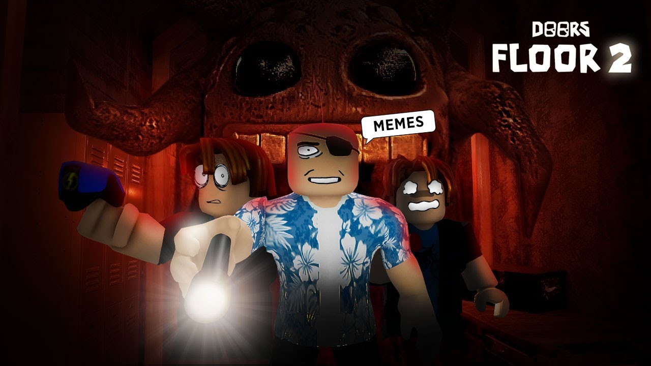 ROBLOX DOORS 👁️ Floor 2 Funny Moments Part 3 (MEMES) - YouTube