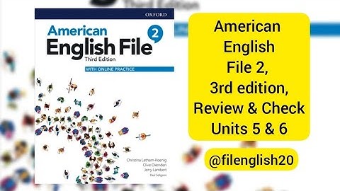 American English File 2, 3rd edition, Review & Check, Units 5 & 6