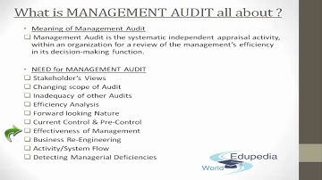 Management & Operational Audit