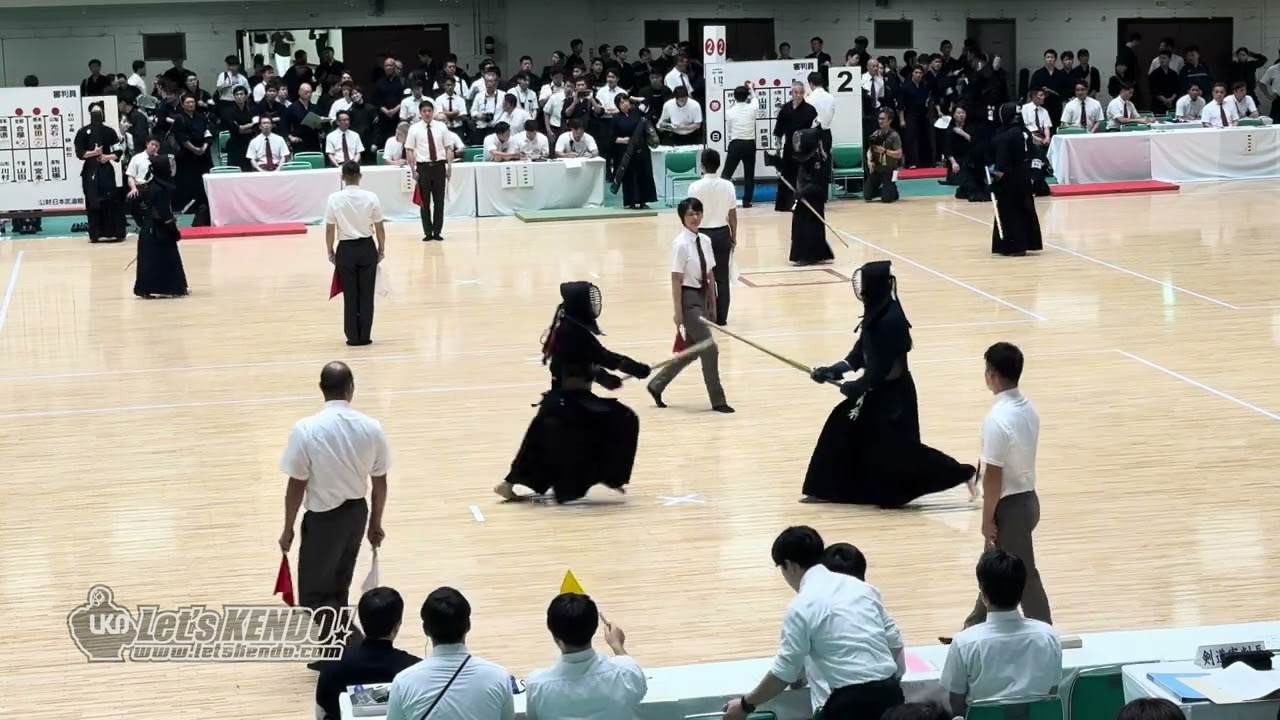 速報動画【2回戦】清家（大阪）×内村（宮崎）【令和7年度 全国警察剣道