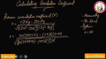 How to Calculate Pearson Correlation Coefficient | Manually | Ms. Excel | Python