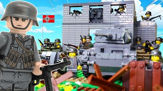 I built a WW2 German FORTRESS in Lego...