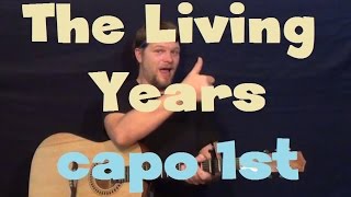 The Living Years MikeMechanics Easy Guitar Lesson Strum Chord How to Play Tutorial