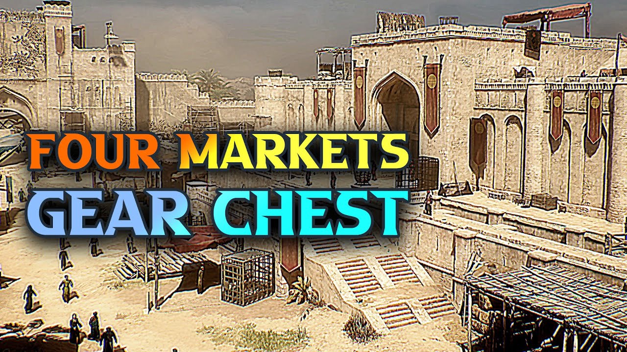 Assassin's Creed Mirage Four Markets Gear Chest, How to get the Four Markets Gear Chest in AC Assassin's Creed Mirage Four Markets Gear Chest, How to get the Four Markets Gear Chest in AC