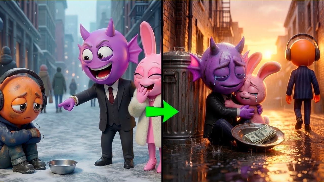 From Homeless to Millionaire: Oren Darple and Pinky's Revenge ⚡️ Sprunki Animation | Sprunki Cartoon