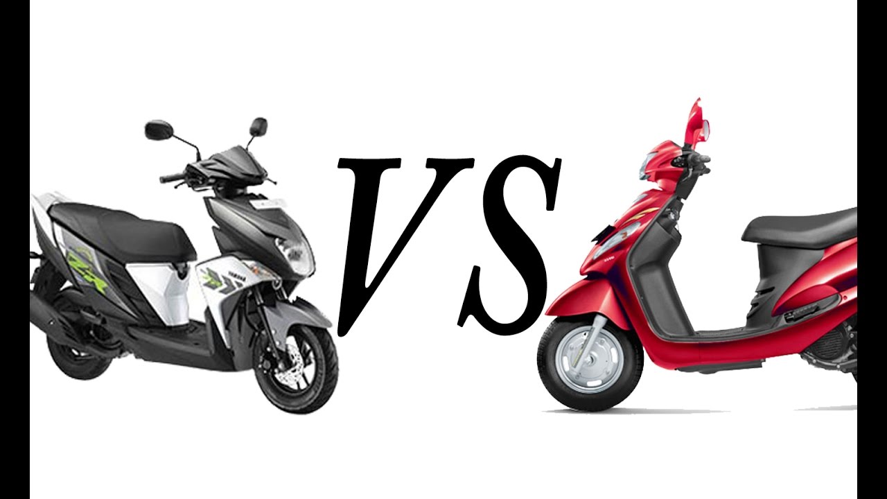 Yamaha ZR Ray vs Mahindra Rodeo RZ sym - YouTube