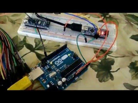 Arduino I2C: multiple slaves - YouTube
