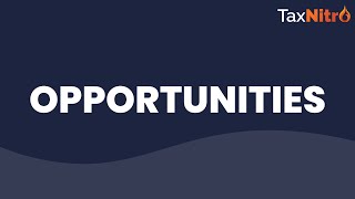 Tax Nitro Feature - Opportunities