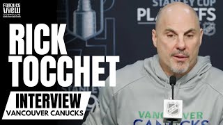 Rick Tocchet Reacts to Arturs Silovs Playoff Showing, Canucks vs. Oilers & Takeaways vs. Nashville