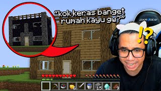 Aku Bikin Teman Ku Binggung Dengan Menukar Texture Kayu dan Bedrock di Minecraft ..