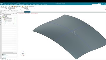 Siemens NX Tutorial: Thicken (Surface to Solid) | NX Basics #1