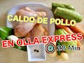 CALDO DE POLLO EN OLLA EXPRESS T-fal !!! rápida y económica